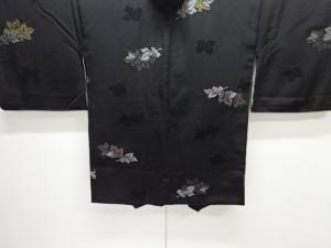 大正ロマン　葉模様織出し羽織